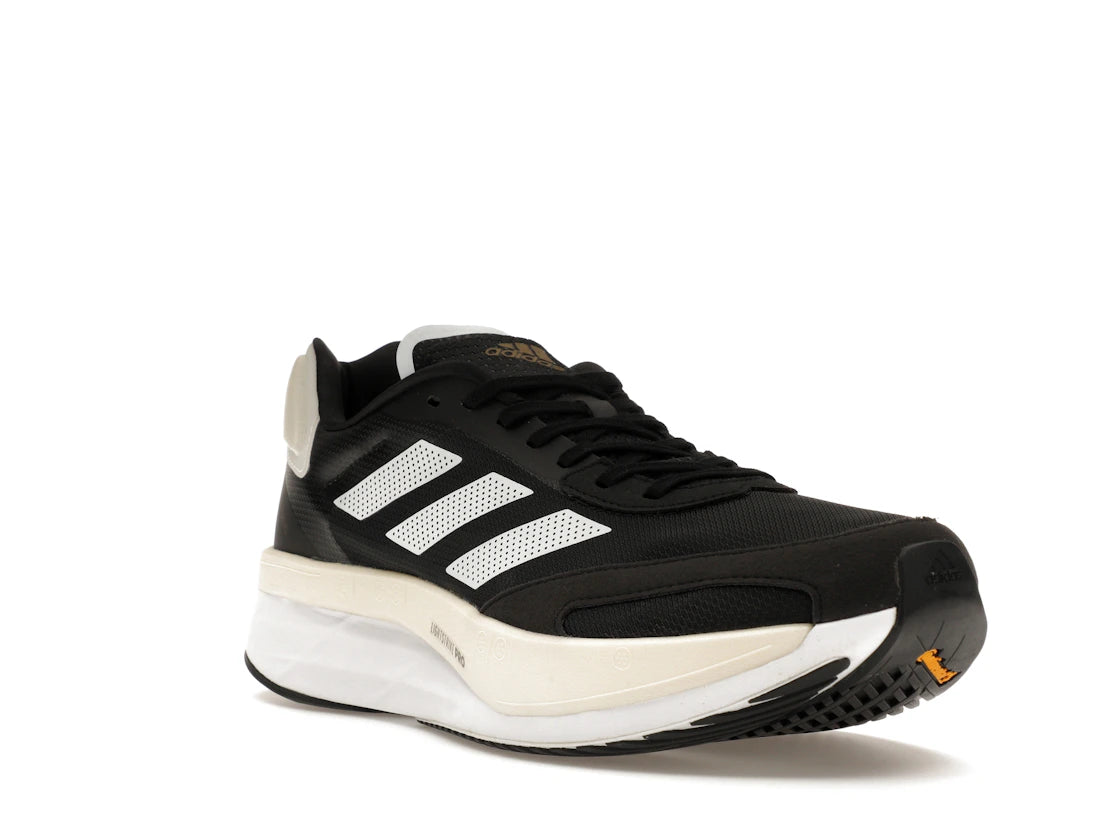 adidas Adizero Boston 10 Black White - vue secondaire A