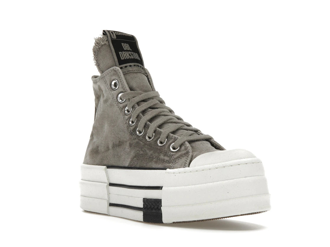 Converse DBL DRKSTAR Chuck Taylor All Star 70 Hi Rick Owens DRKSHDW Overdye Concrete - vue secondaire A