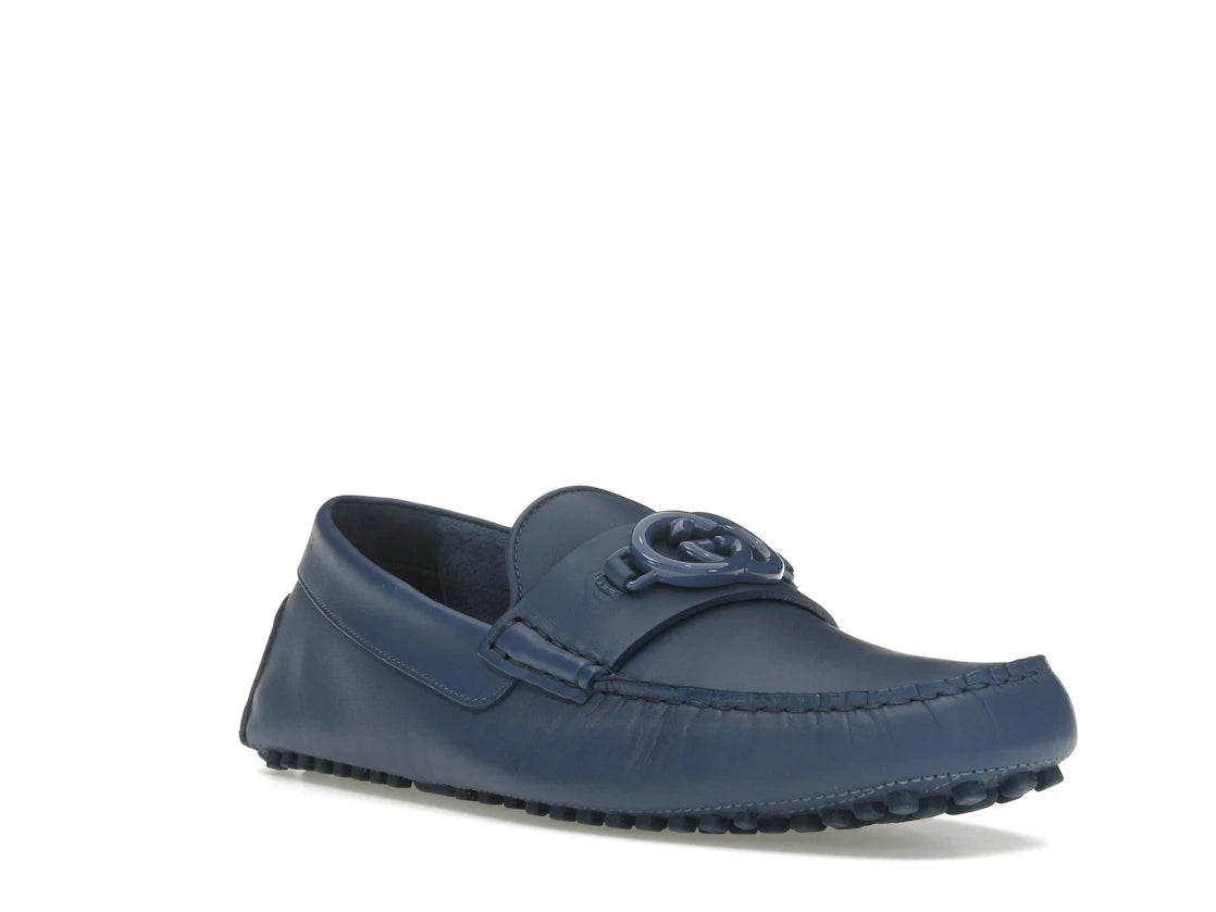 Gucci Interlocking G Driver Washed Indigo - vue secondaire A
