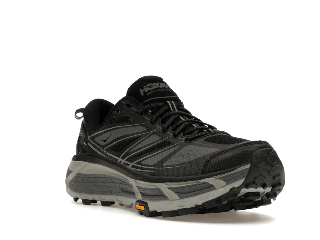Hoka One One Mafate Speed 2 Black Castlerock - vue secondaire A