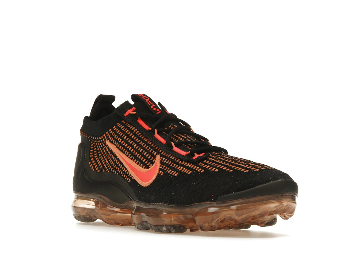 Nike Air VaporMax 2021 FK Black Bright Crimson - vue secondaire A