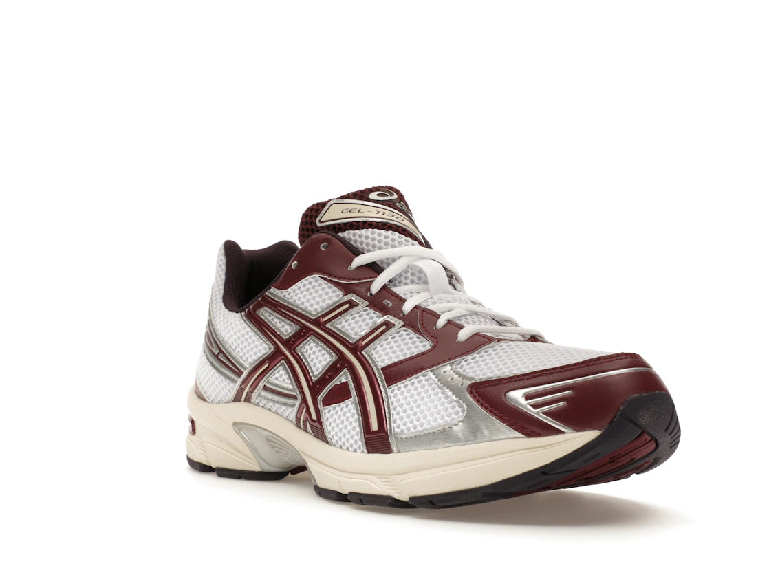 ASICS Gel-1130 Weiß Kastanienbraunes Banner - vue secondaire A