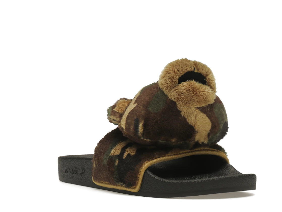 adidas JS Adilette Jeremy Scott Teddy Camo - vue secondaire A