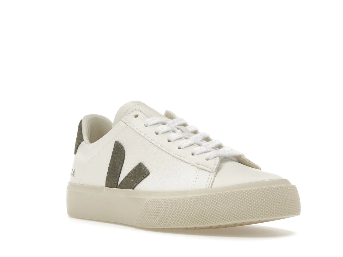 Veja Campo Low Chromefree Leather White Kaki - vue secondaire A
