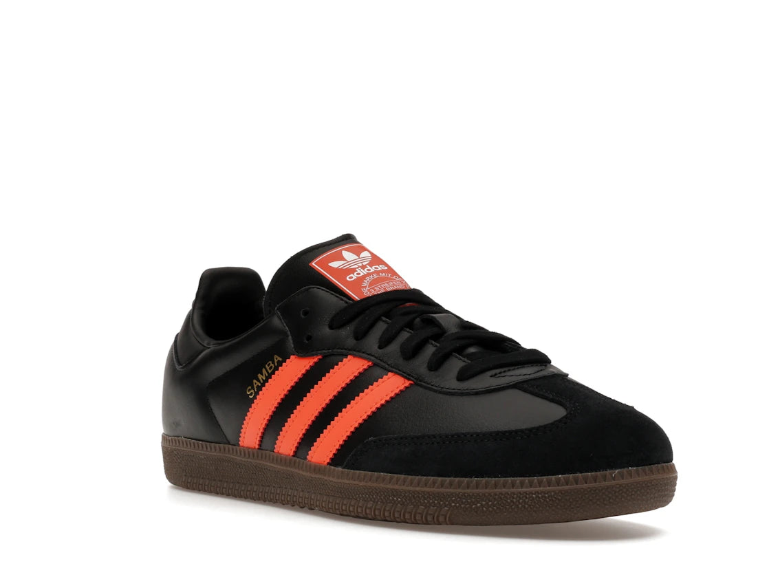 adidas Samba OG Black Impact Orange - vue secondaire A
