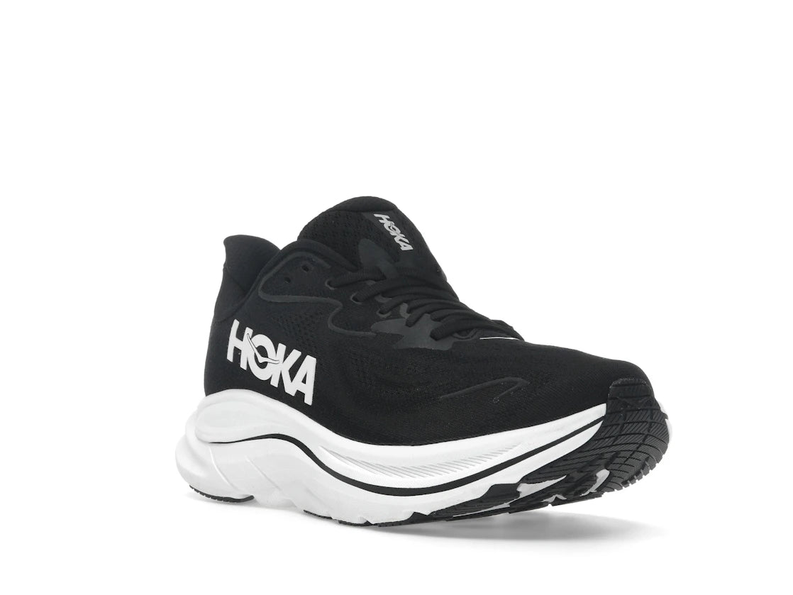 Hoka One One Clifton 10 Black White (Women's) - vue secondaire A