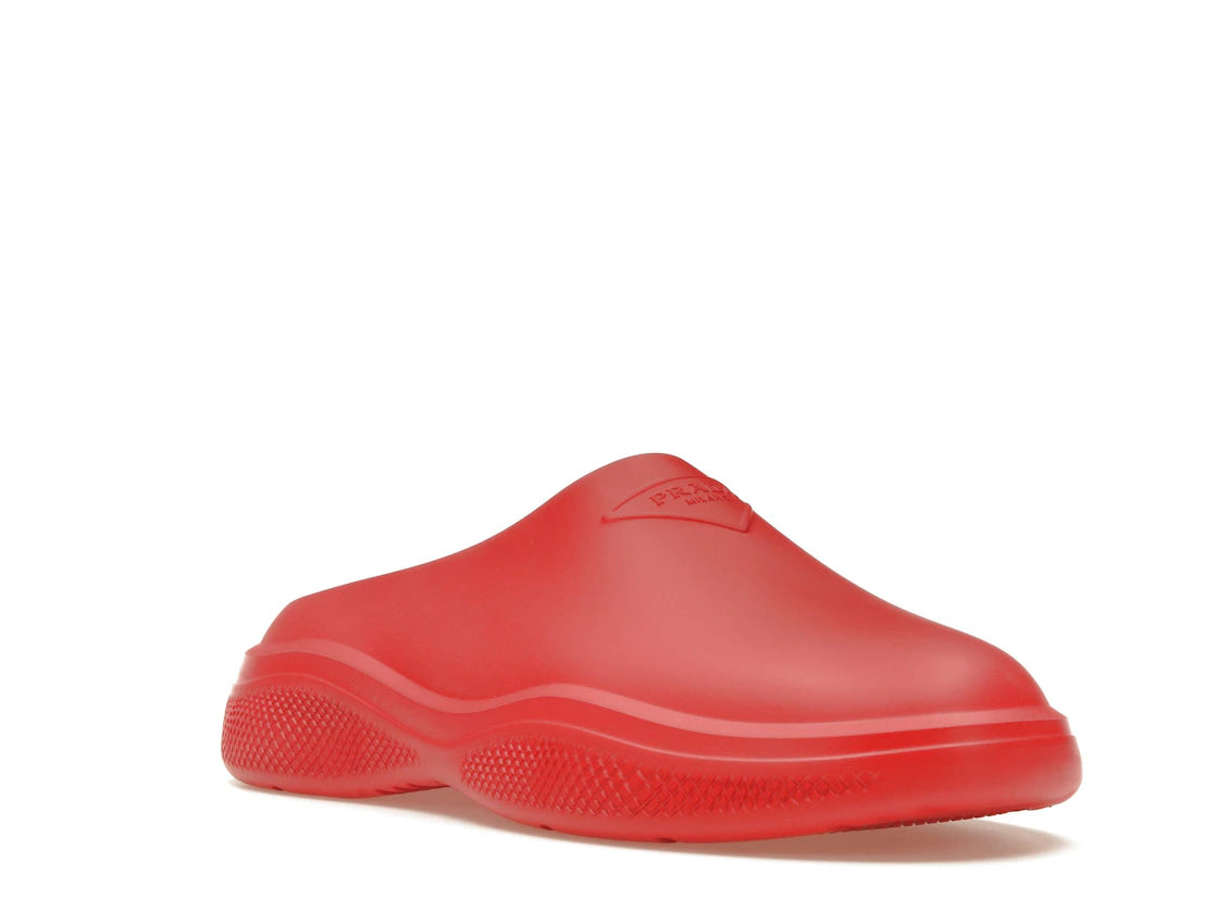 Prada Foam Rubber Mule Red - vue secondaire A
