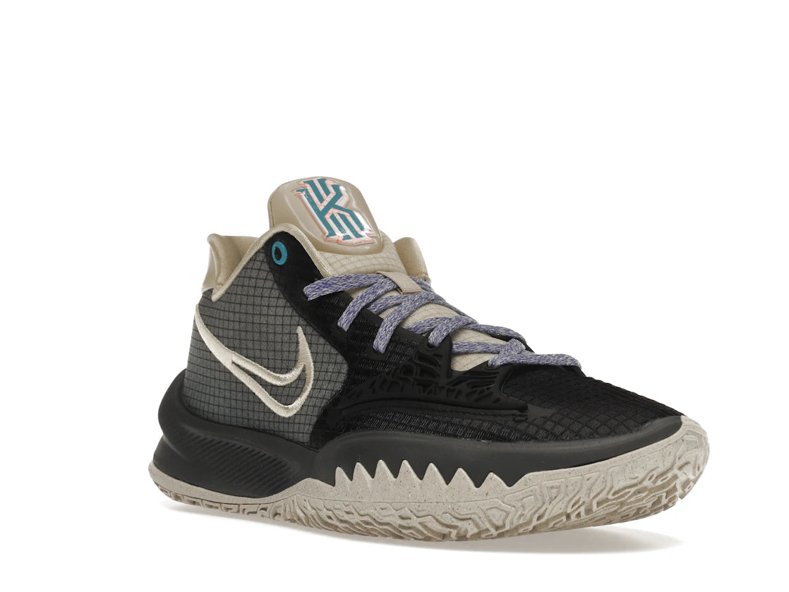 Nike Kyrie 4 Low Black Grey Rattan - vue secondaire A