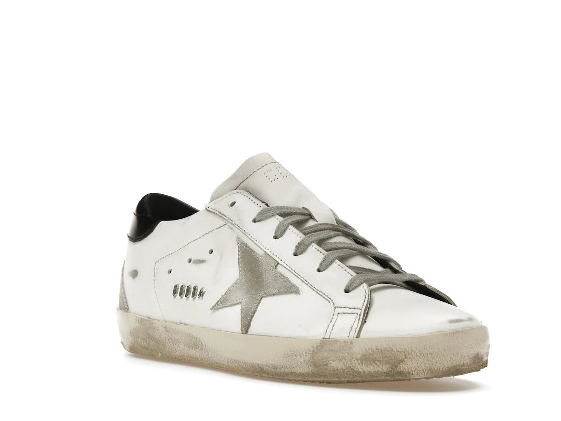 Golden Goose Super-Star Weiß Schwarz (Damen) - vue secondaire A
