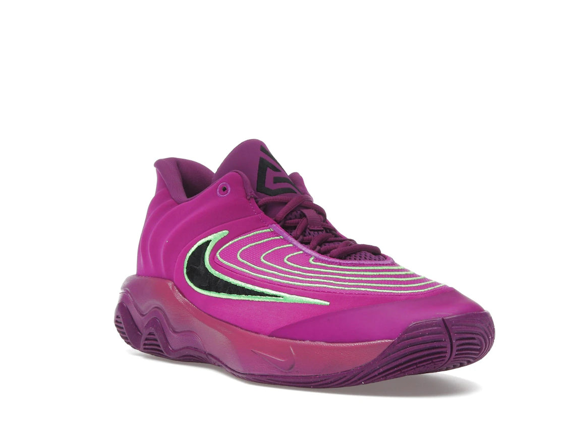 Nike Giannis Immortality 4 Hyper Violet Green Strike Bold Berry Black - vue secondaire A