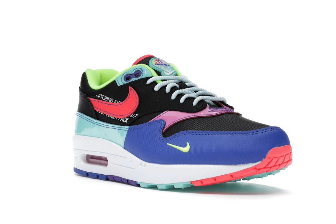 Nike Air Max 1 Black Hyper Grape - vue secondaire A