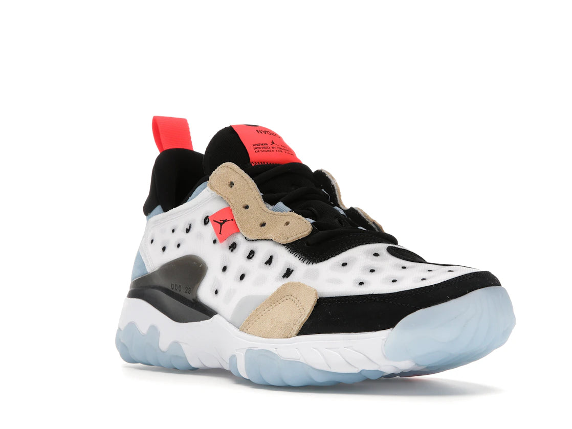 Jordan Delta 2 White Black Tan Infrared - vue secondaire A