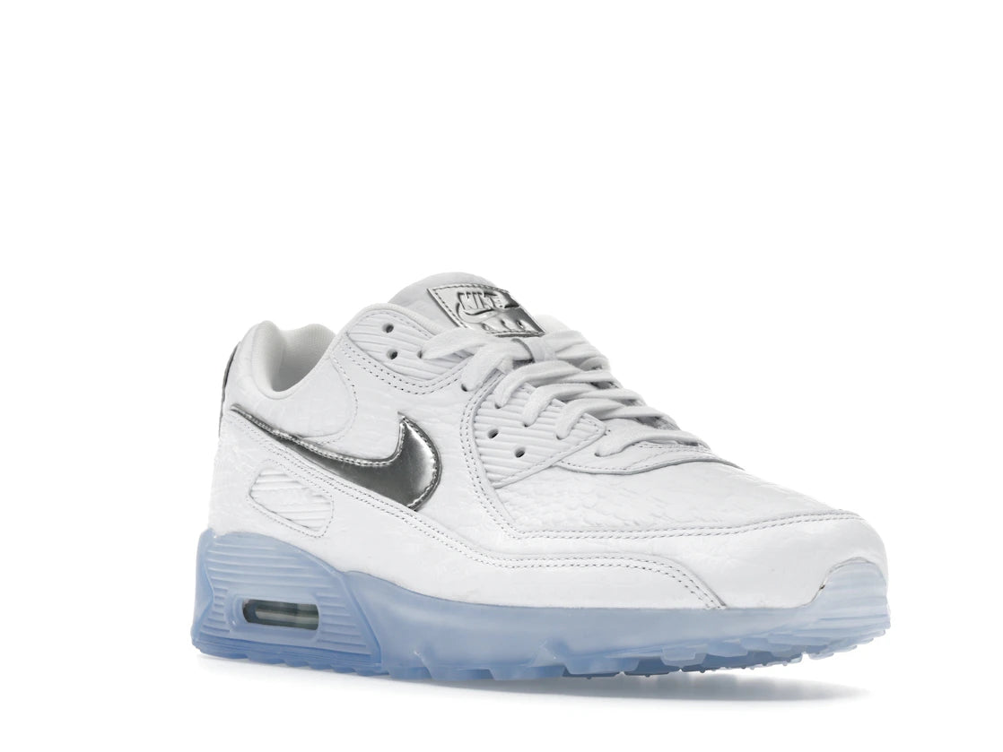 Nike Air Max 90 Terrascape White Croc Blue Tint - vue secondaire A