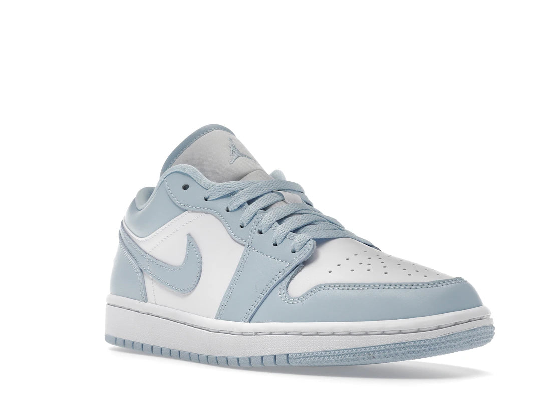 Jordan 1 Low White Ice Blue (Women's) - vue secondaire A