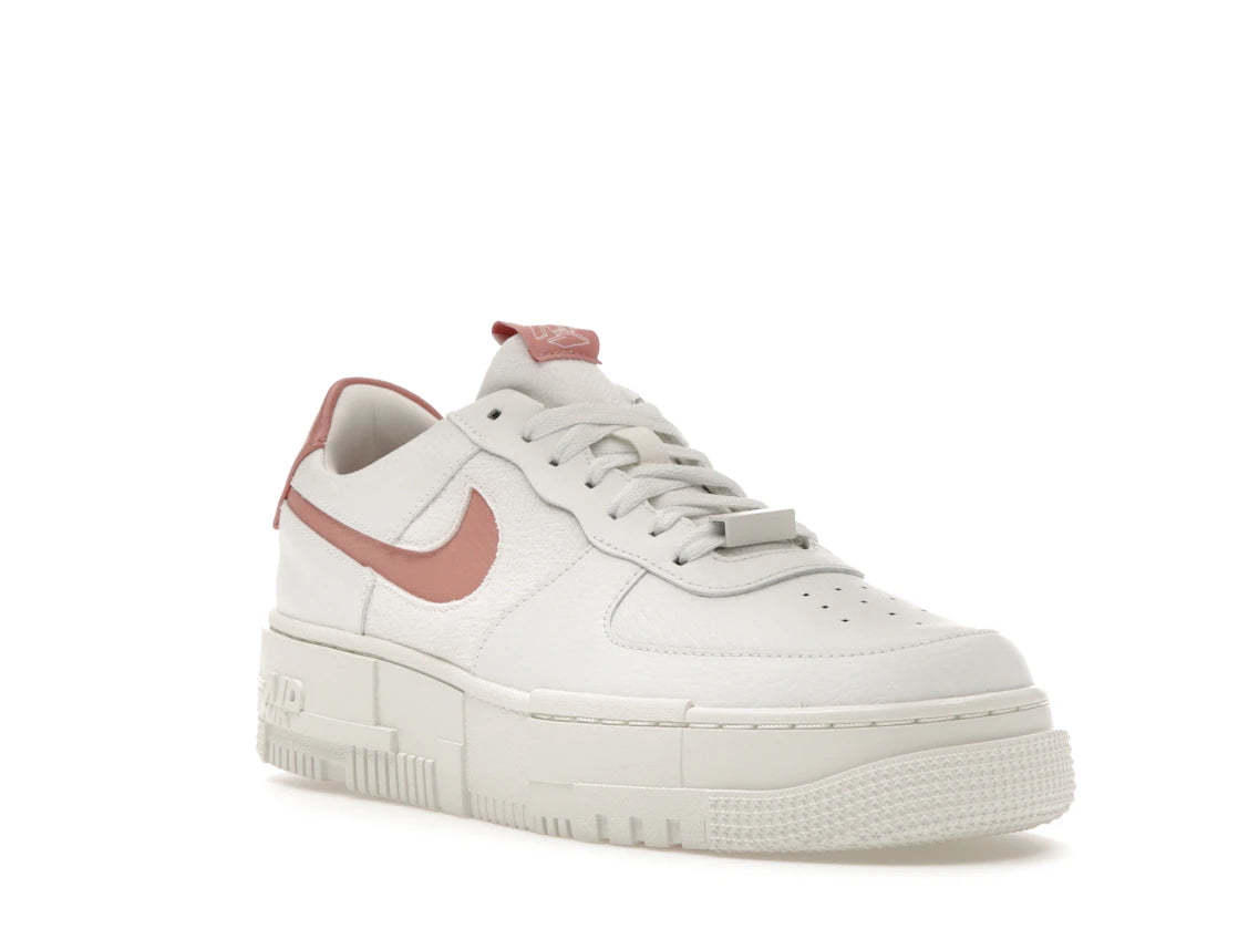 Nike Air Force 1 Low Pixel White Rust Pink (Women's) - vue secondaire A