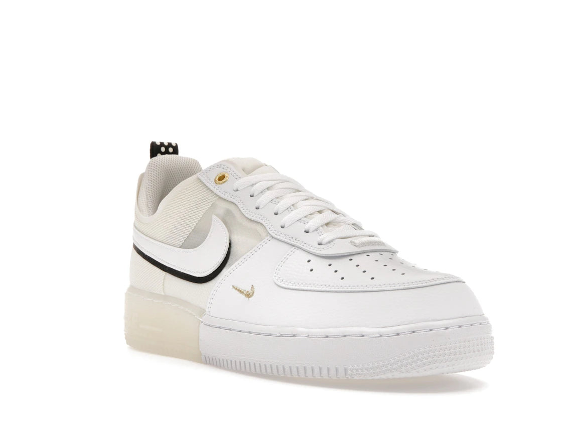 Nike Air Force 1 React 40th Anniversary Sail Gold (2022) - vue secondaire A