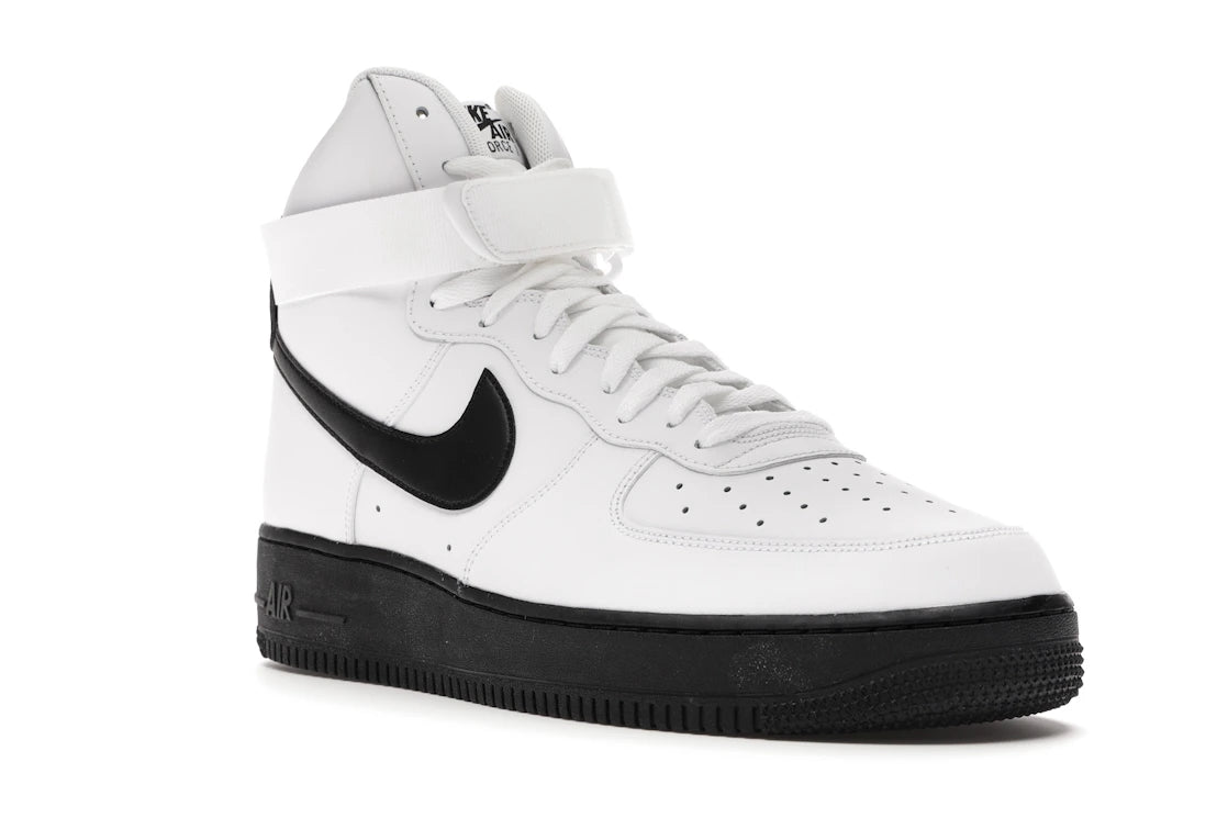 Nike Air Force 1 High White Black Midsole - vue secondaire A