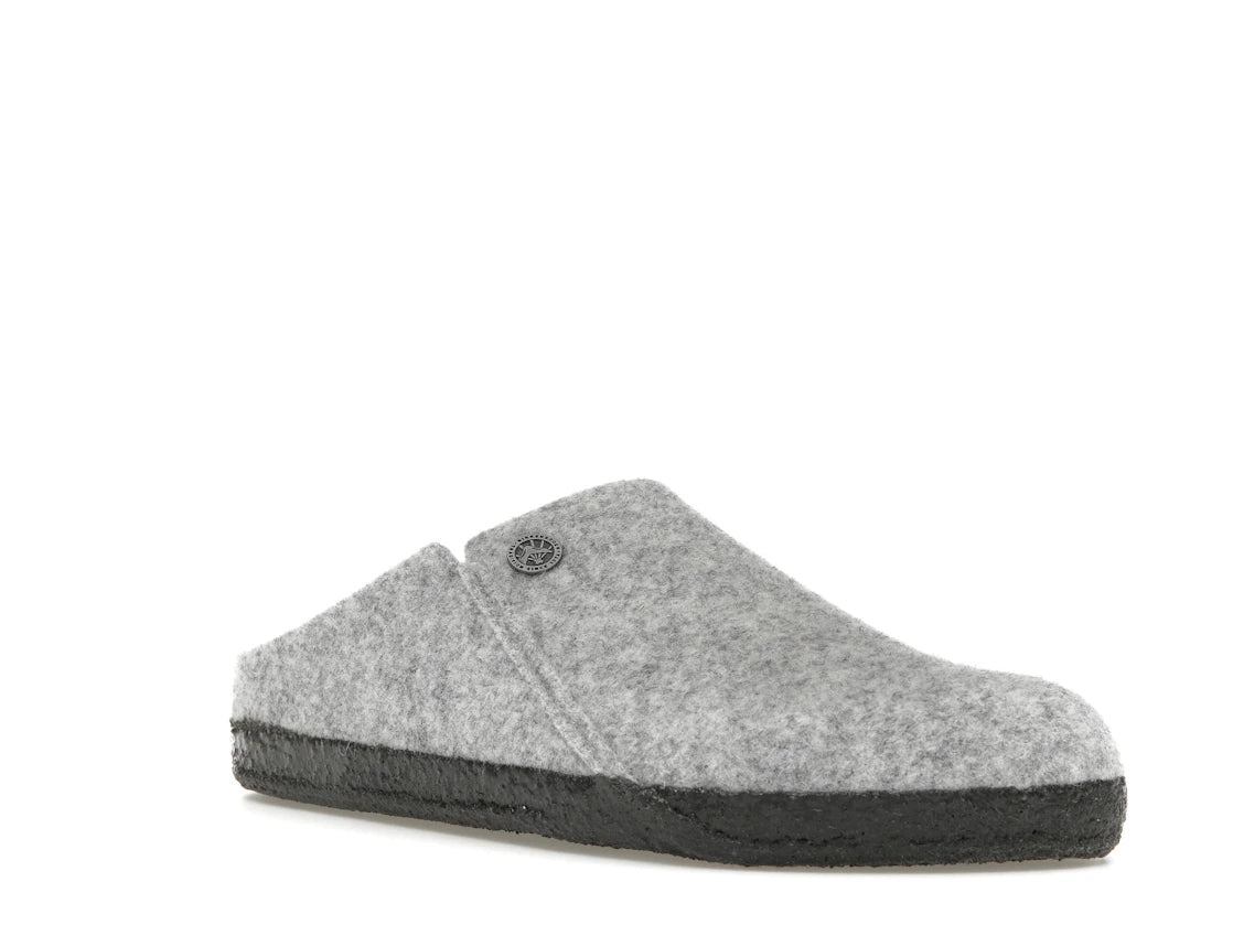 Birkenstock Zermatt Shearling Clog Wool Felt Light Gray - vue secondaire A