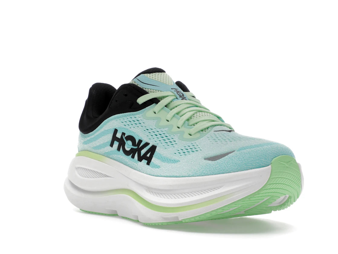 Hoka One One Bondi 9 Luna Moth Blue Spark - vue secondaire A