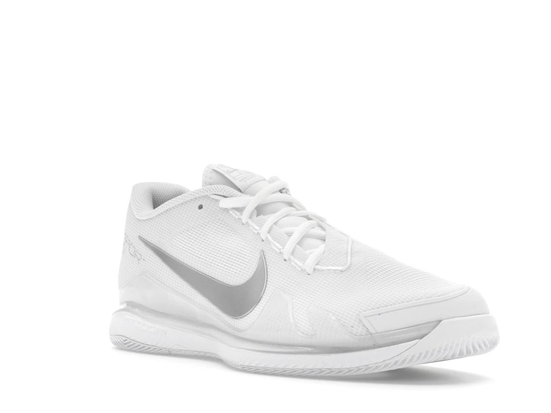 Nike Court Air Zoom Vapor Pro HC White Silver (Women's) - vue secondaire A