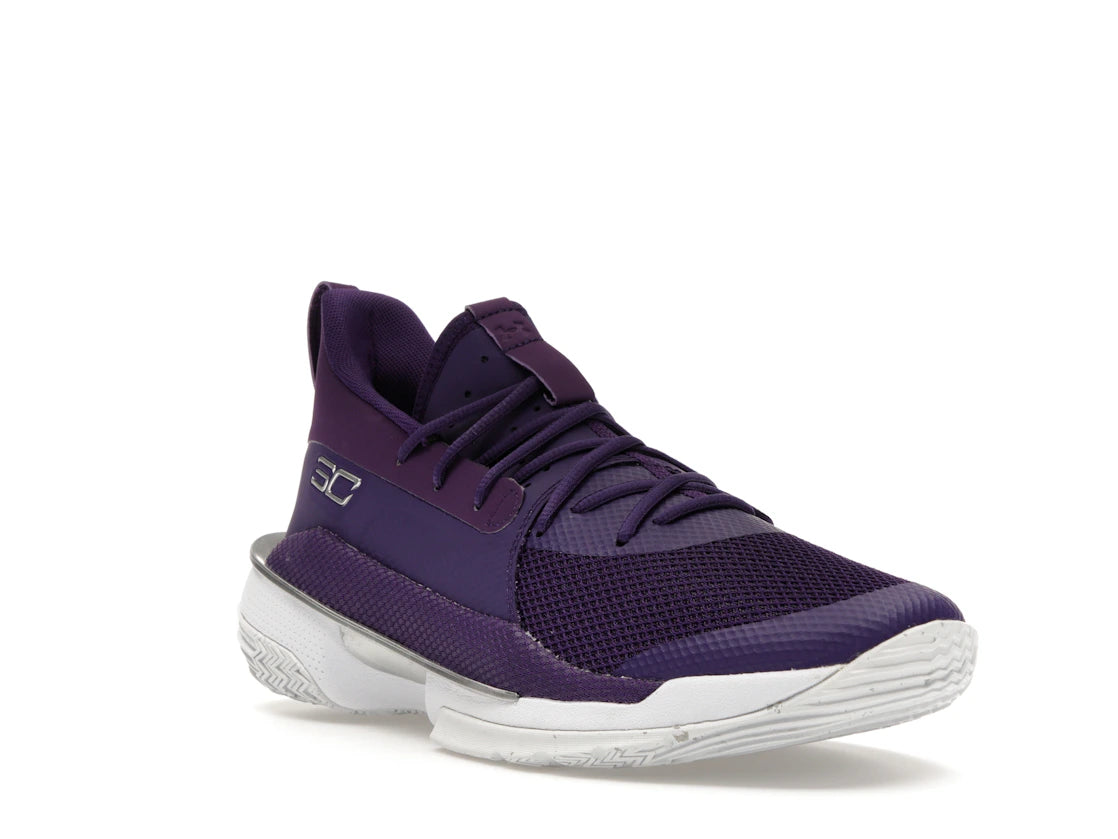 Under Armour Curry 7 Team Purple White - vue secondaire A