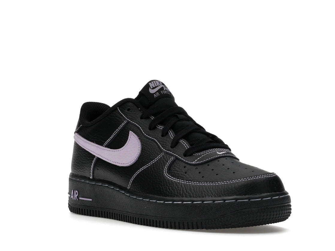 Nike Air Force 1 Low LV8 Hydrangeas Black (GS) - vue secondaire A