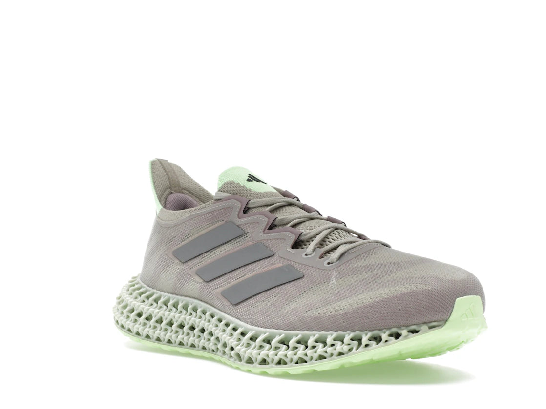 adidas 4DFWD 3 Putty Grey Matte Silver Green Spark (Women's) - vue secondaire A