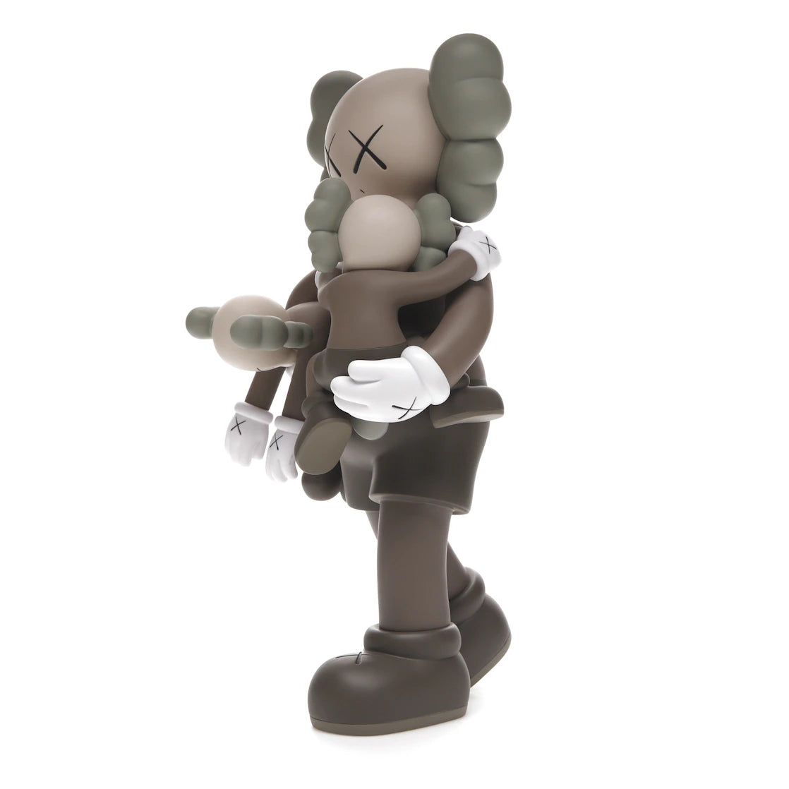 KAWS Clean Slate Vinyl Figure Brown - vue secondaire A