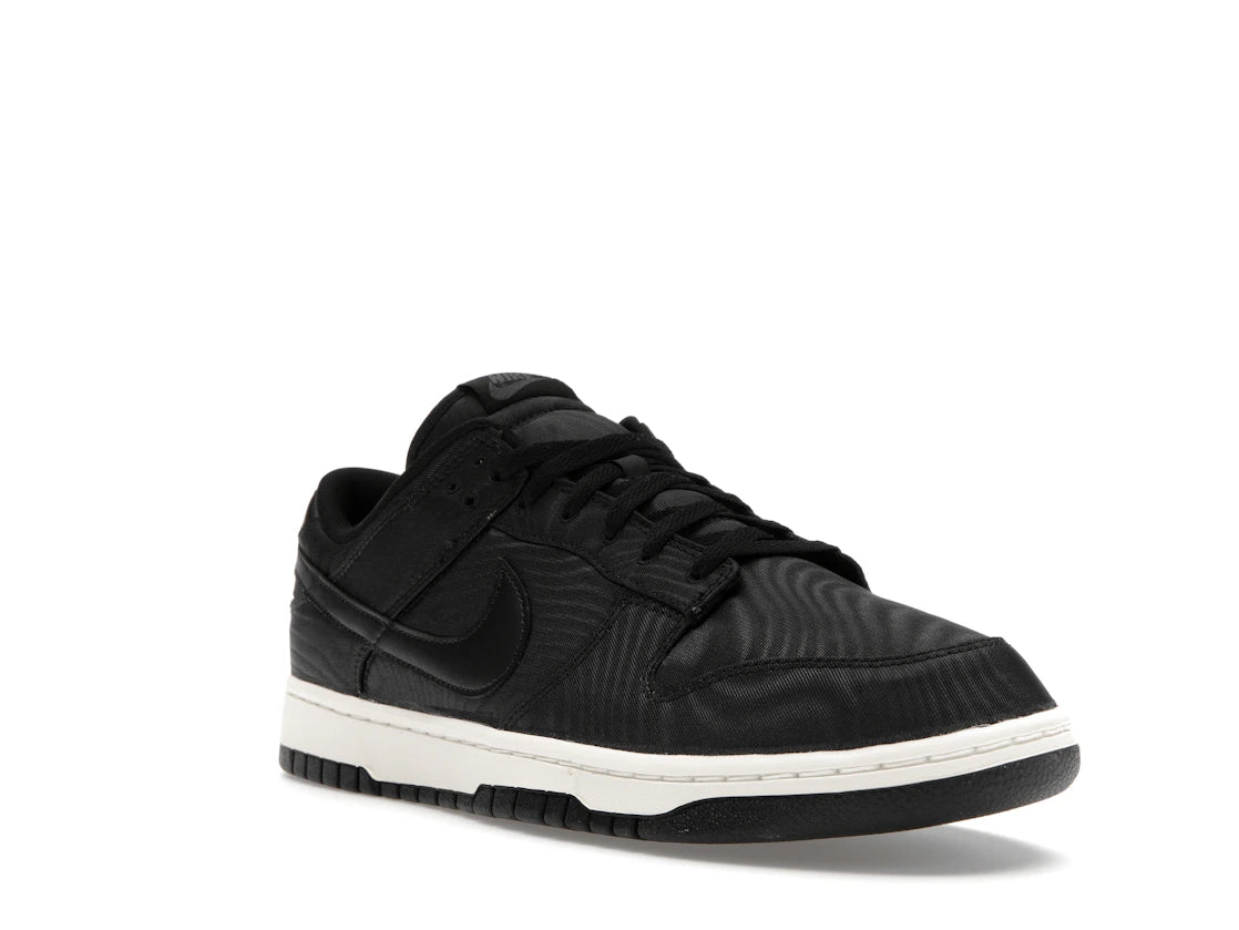 Nike Dunk Low Black Canvas - vue secondaire A