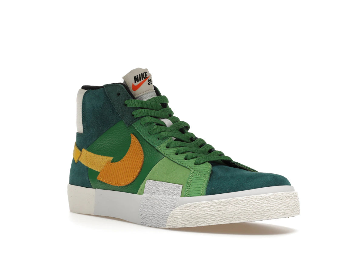 Nike Blazer Mid Mosaic Green - vue secondaire A