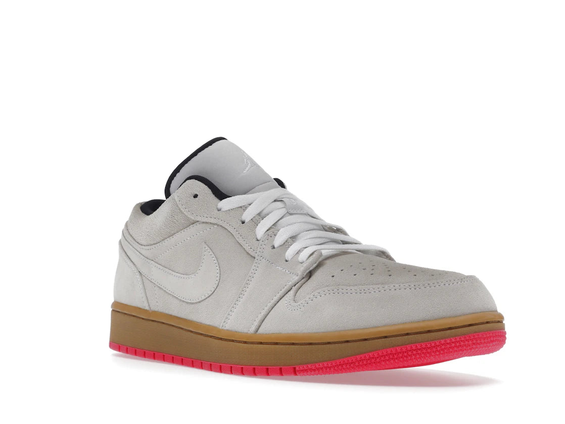 Jordan 1 Low White Gum Hyper Pink - vue secondaire A