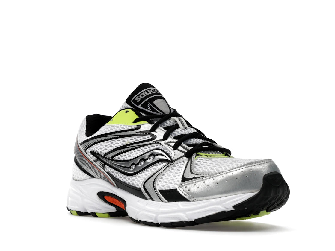 Saucony Grid Ride Millennium White Silver Lime Orange - vue secondaire A