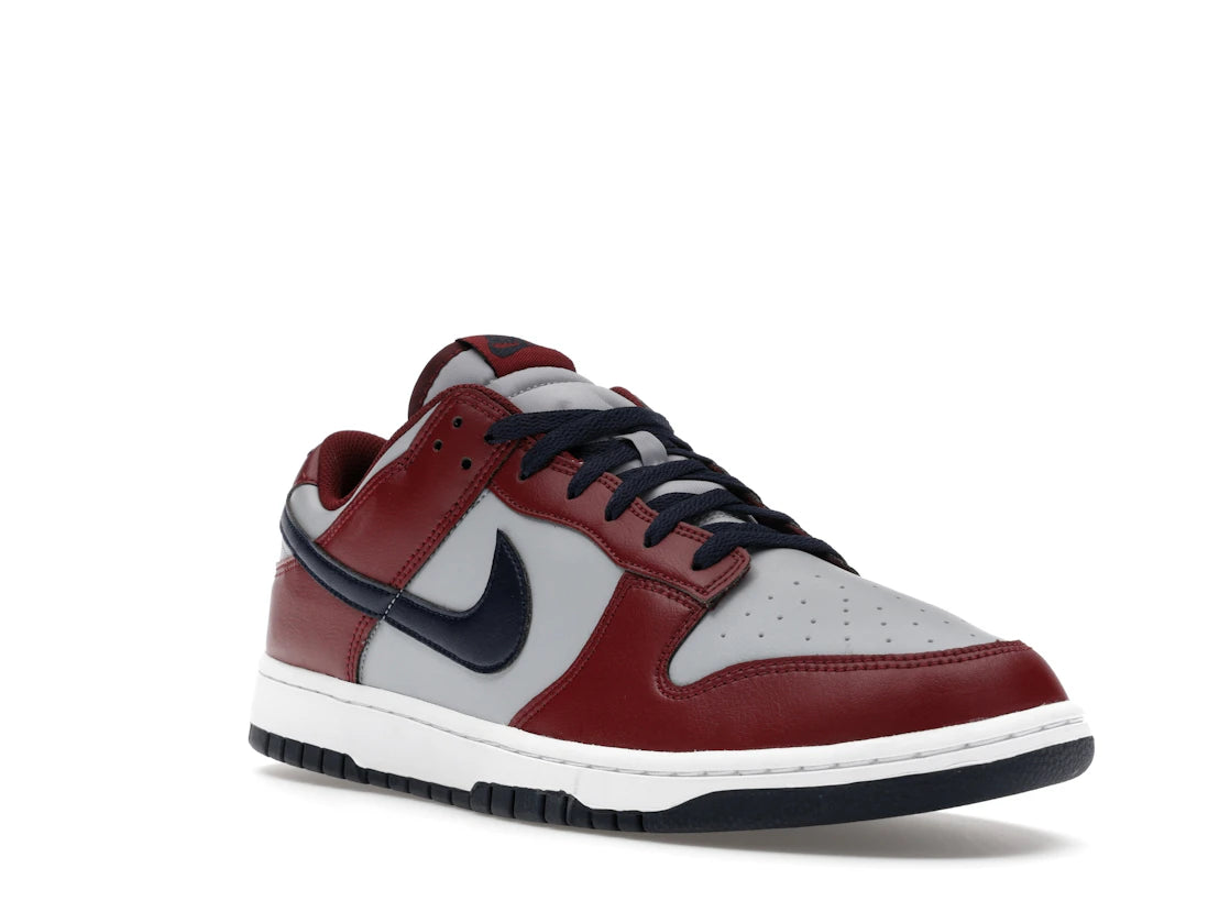 Nike Dunk Low Retro Wolf Grey Obsidian Dark Team Red - vue secondaire A