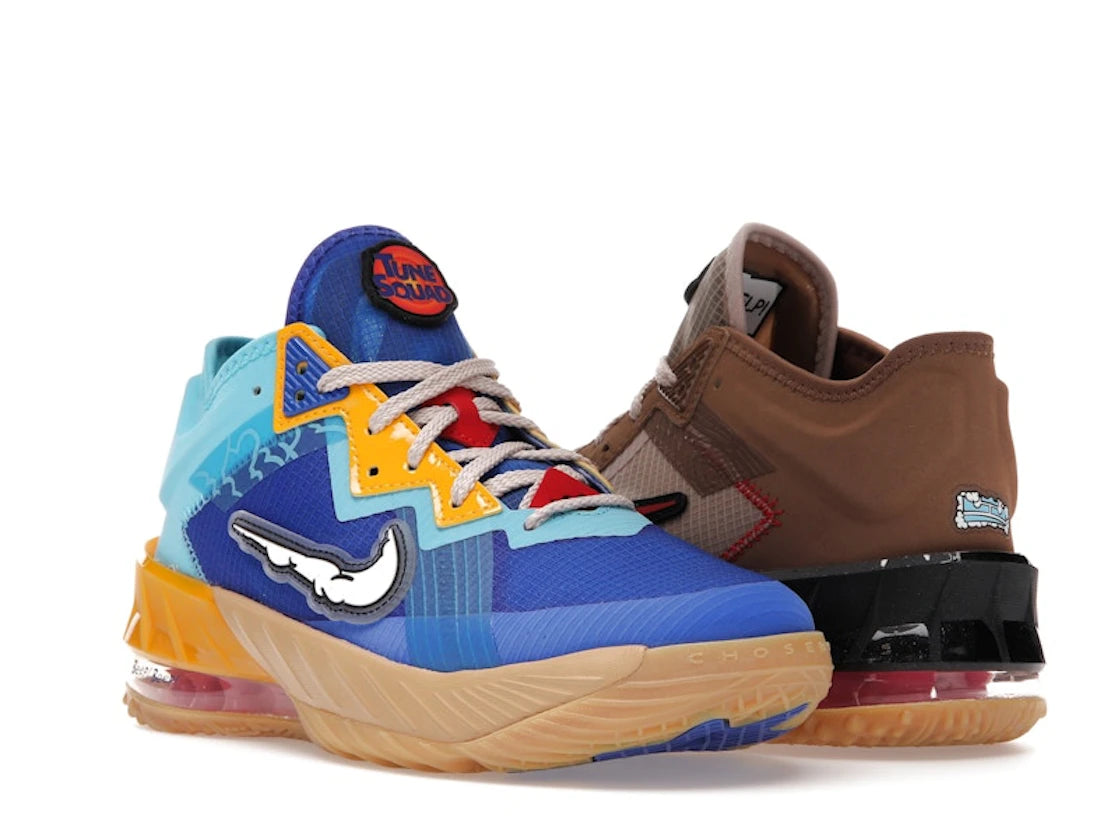 Nike LeBron 18 Low Wile E. vs Roadrunner Space Jam (GS) - vue secondaire A