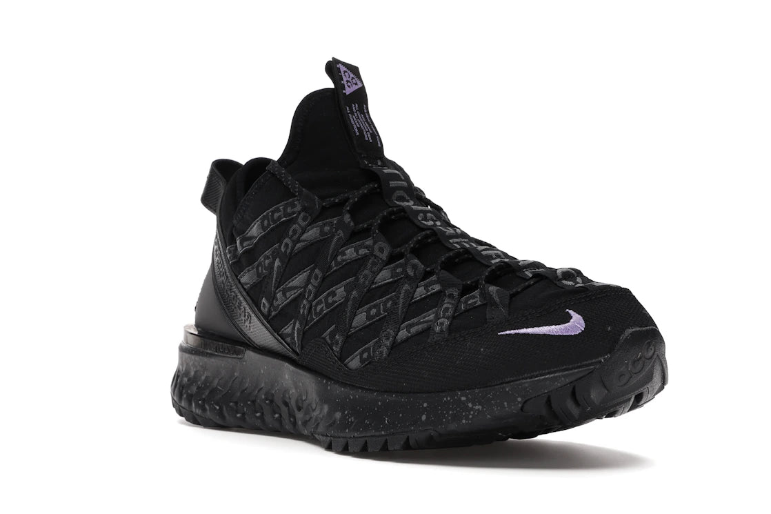 Nike ACG React Terra Gobe Black Space Purple - vue secondaire A