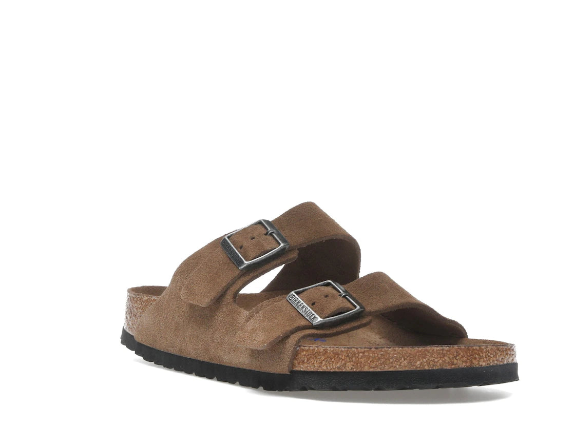 Birkenstock Arizona Soft Footbed Suede Leather Dark Tea Tonal - vue secondaire A