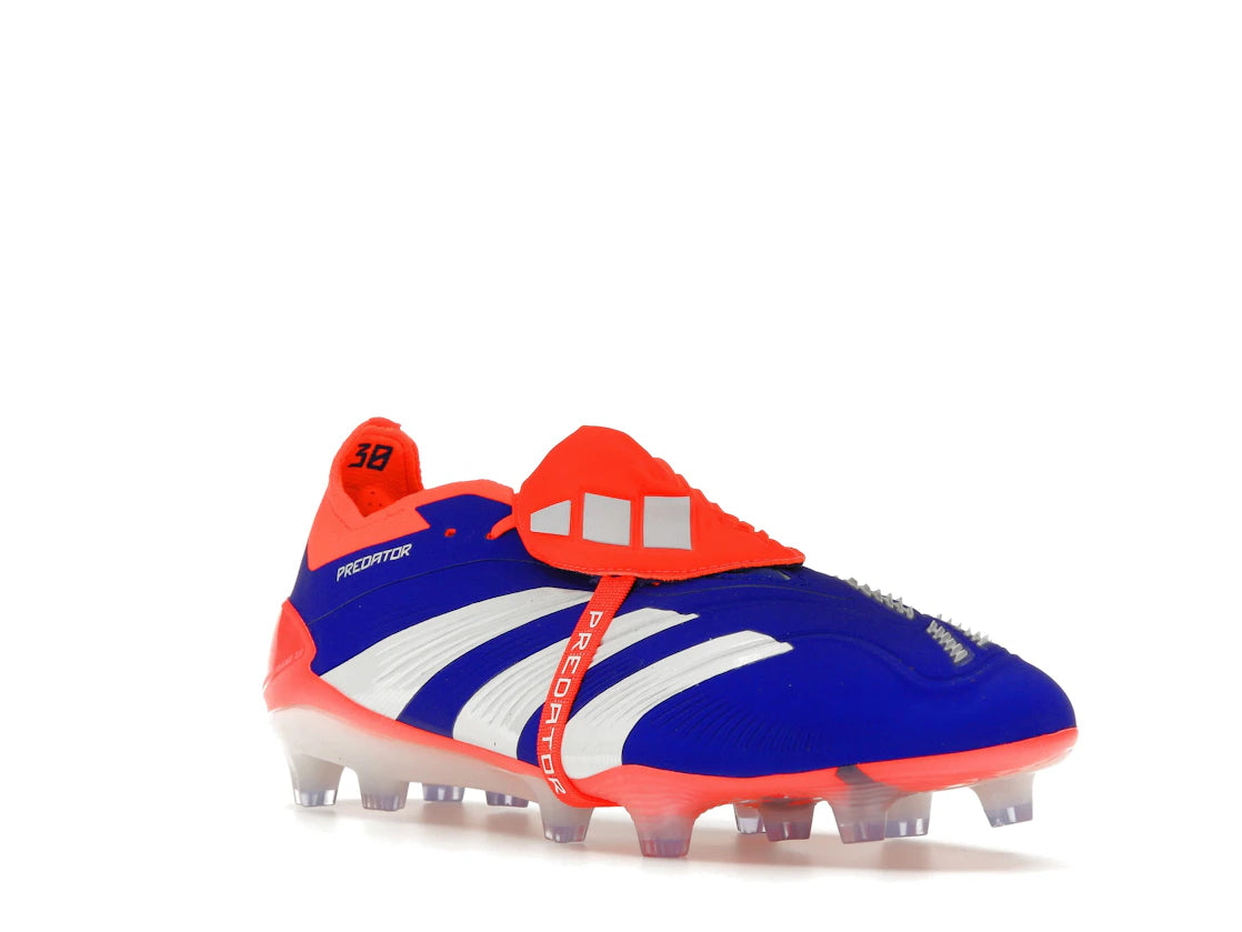 adidas Predator Elite Foldover Tongue FG Lucid Blue Solar Red - vue secondaire A