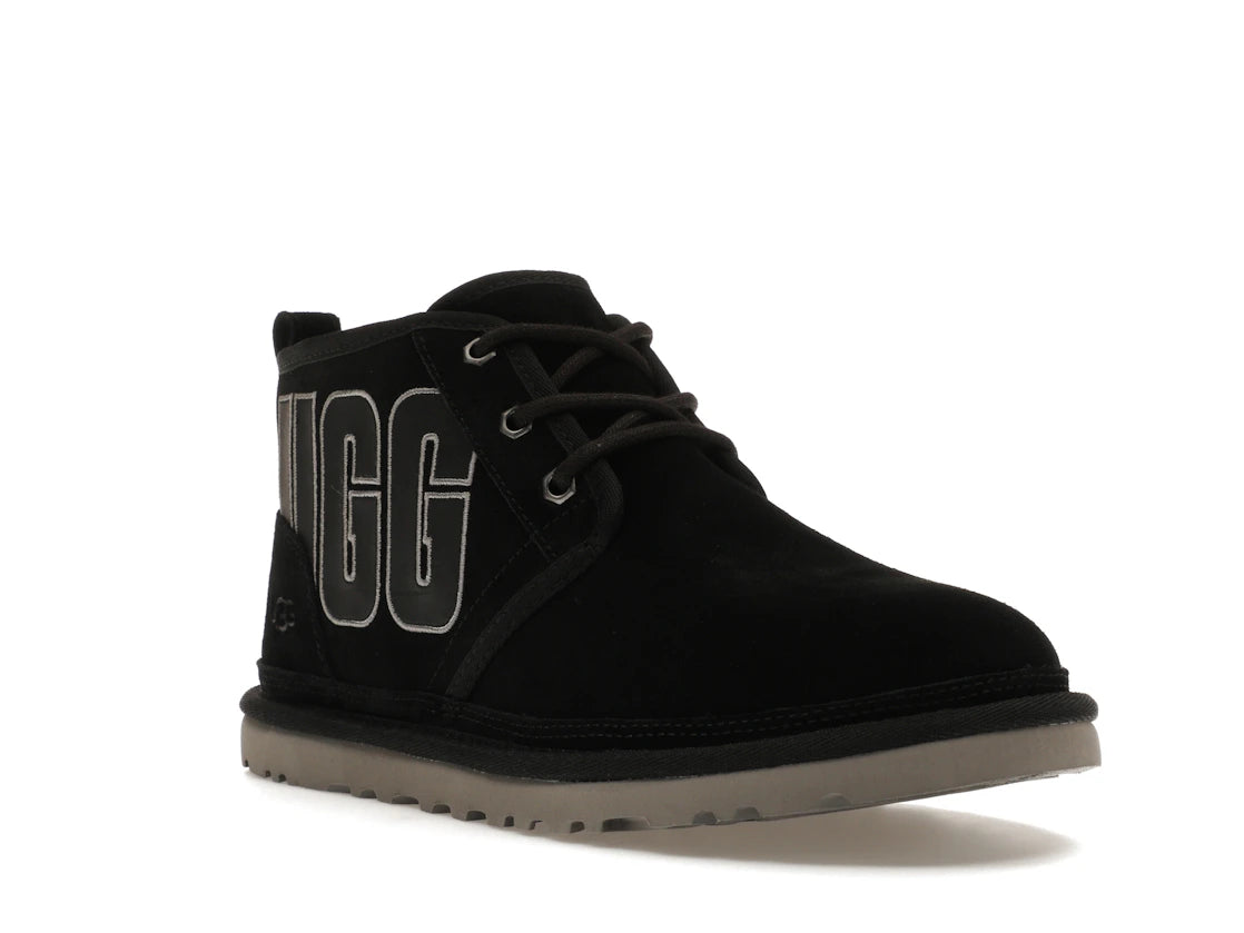 UGG Neumel Graphic Boot Black Grey Suede - vue secondaire A