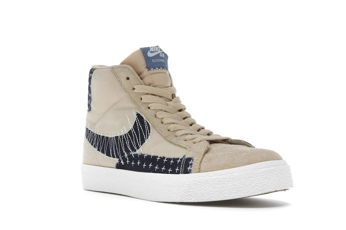 Nike SB Zoom Blazer Mid Sashiko Sesame - vue secondaire A