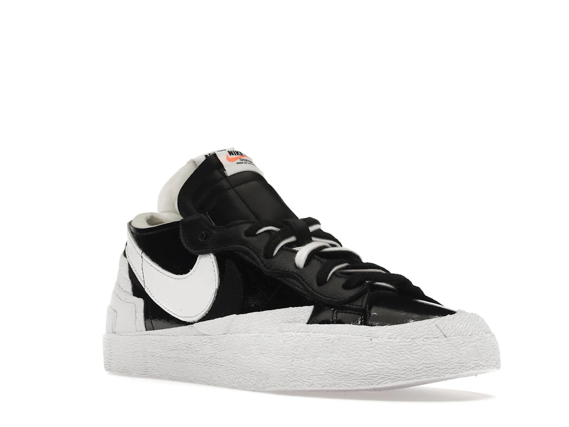 Nike Blazer Low Sacai Black Patent Leather - vue secondaire A