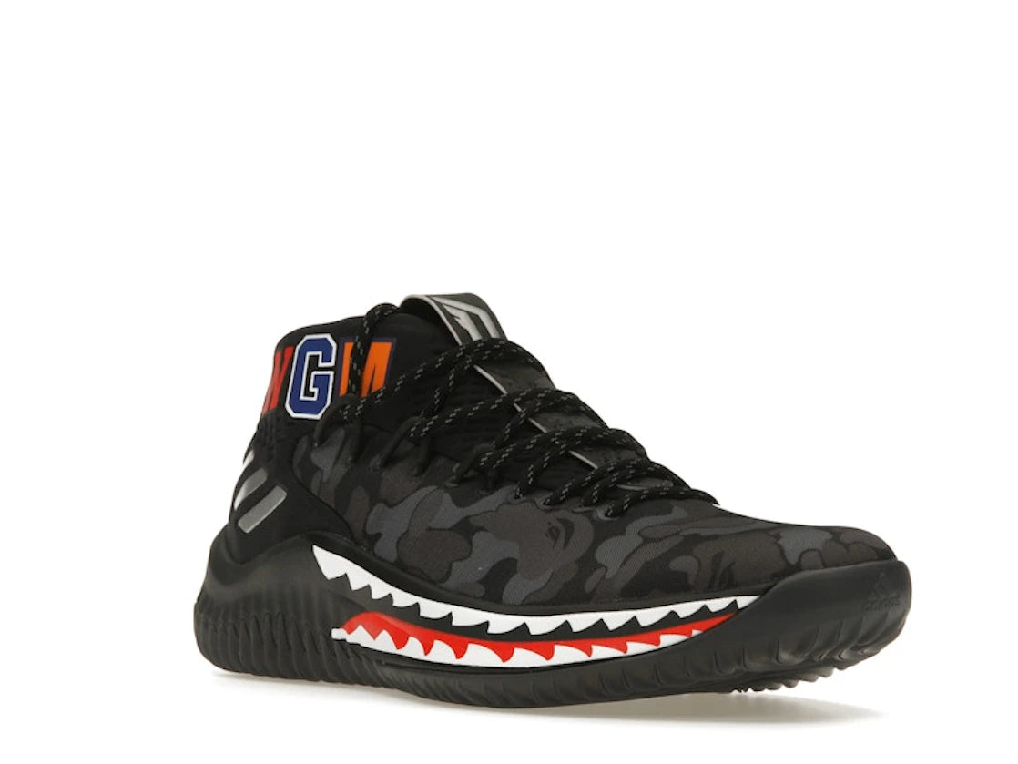 adidas Dame 4 A Bathing Ape Black - vue secondaire A
