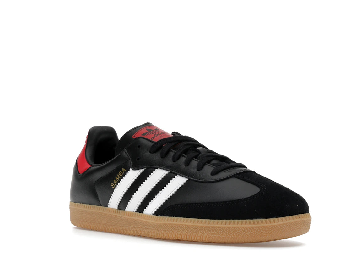 adidas Samba OG Black White Red Gum - vue secondaire A