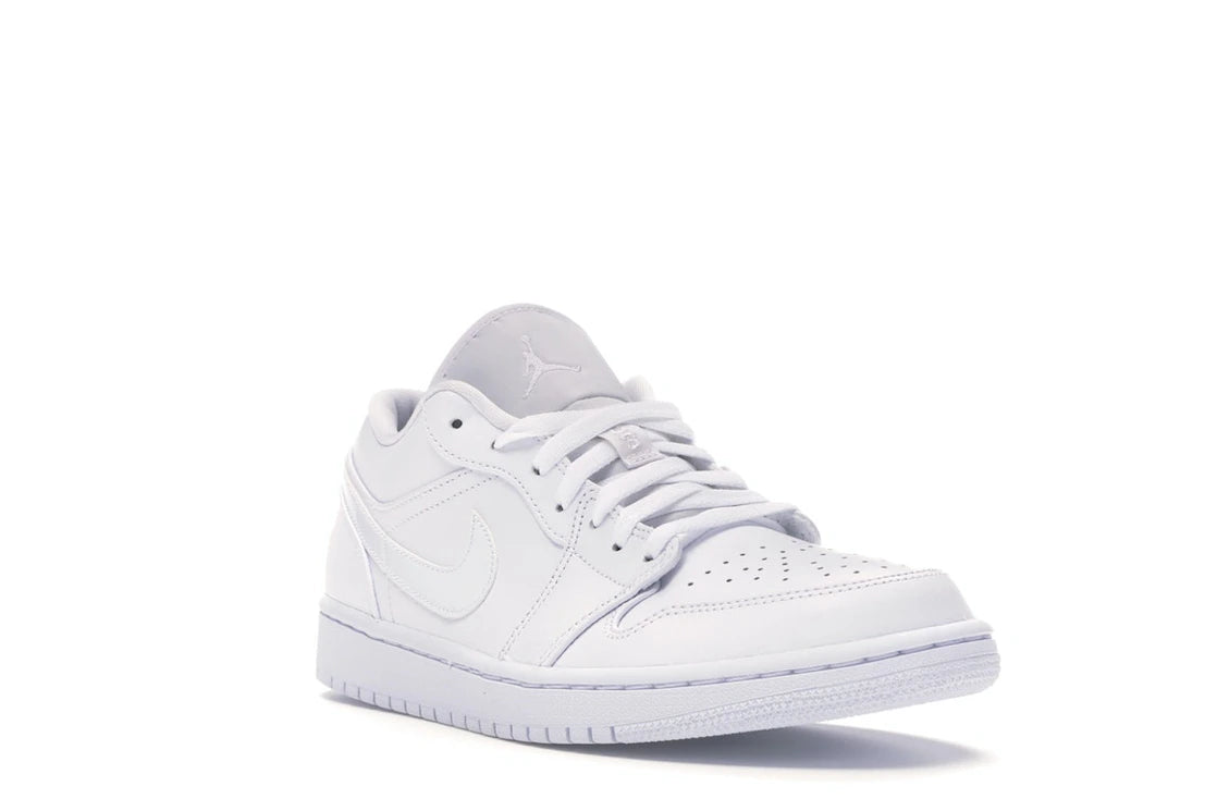 Jordan 1 Low Triple White Fog Grey - vue secondaire A
