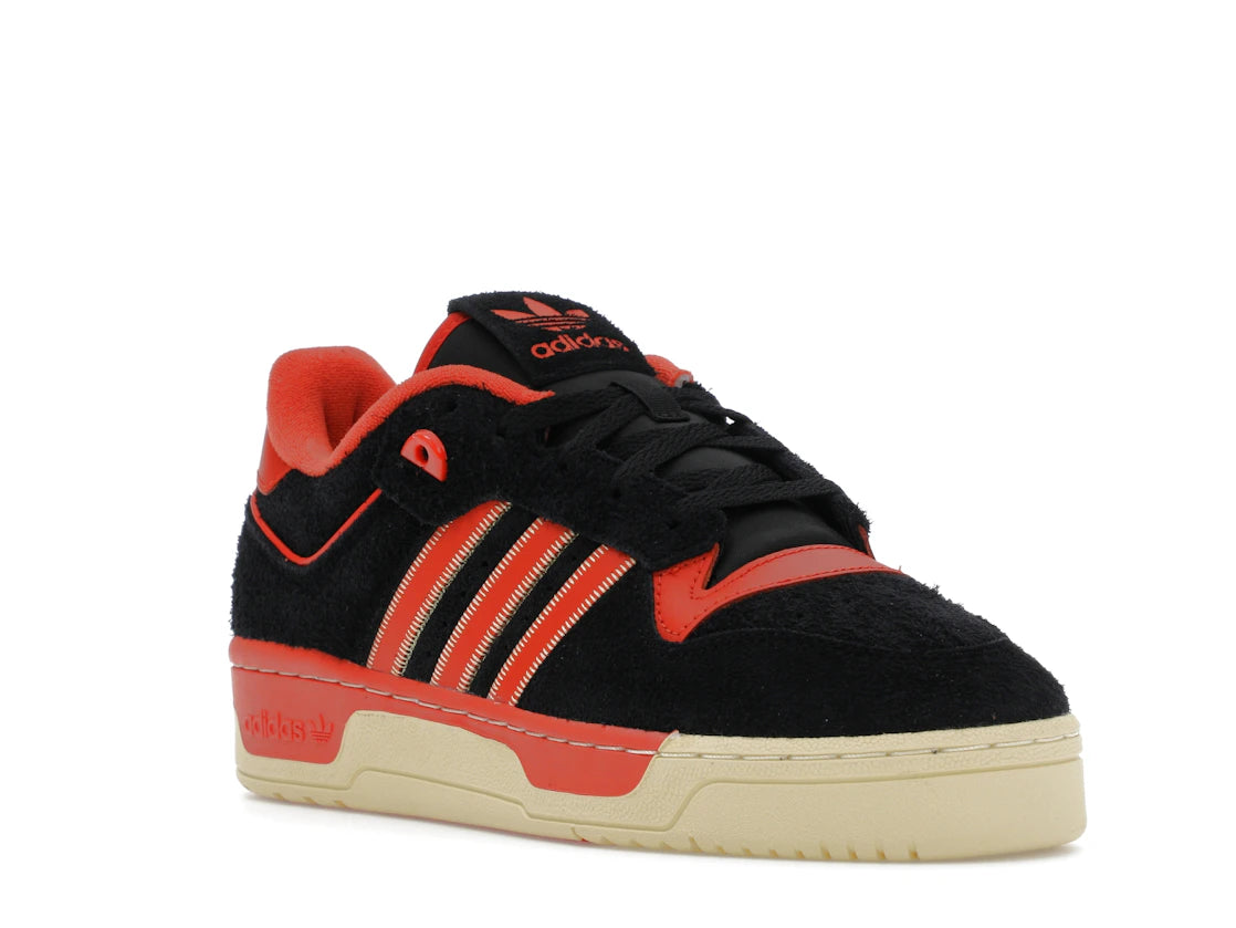 adidas Rivalry 86 Low Core Black Preloved Red Easy Yellow - vue secondaire A
