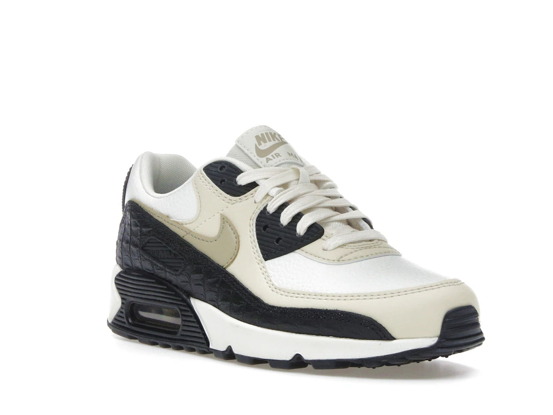 Nike Air Max 90 Sail Black Croc (Women's) - vue secondaire A
