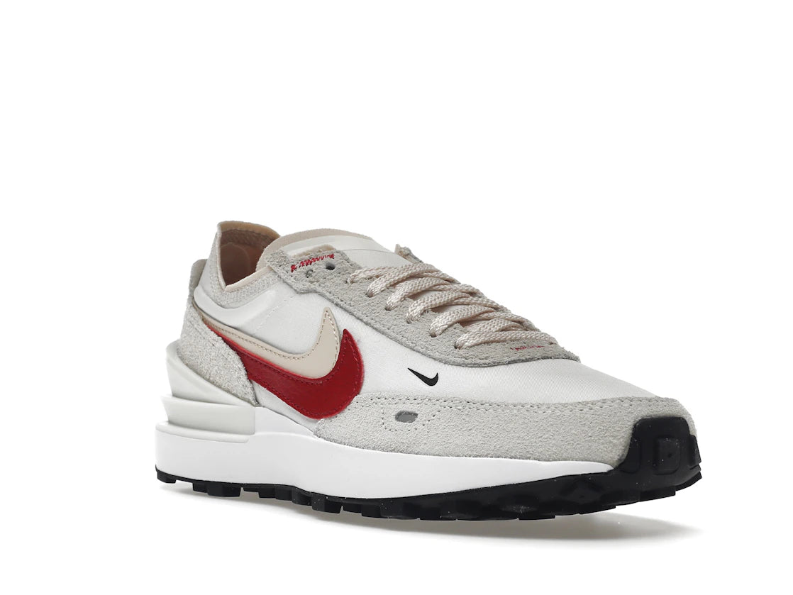 Nike Waffle One SE Sail Pearl White Black Gym Red (Women's) - vue secondaire A