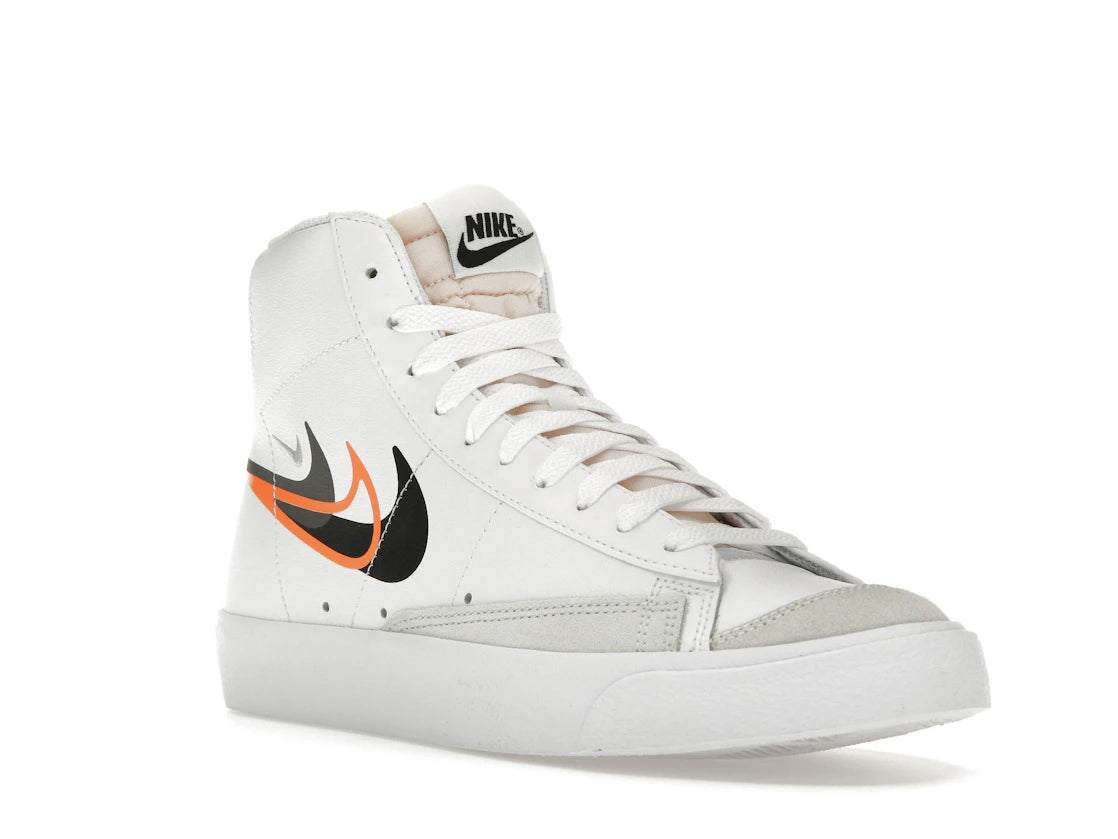 Nike Blazer Mid '77 Multi-Swoosh Bright Mandarin - vue secondaire A