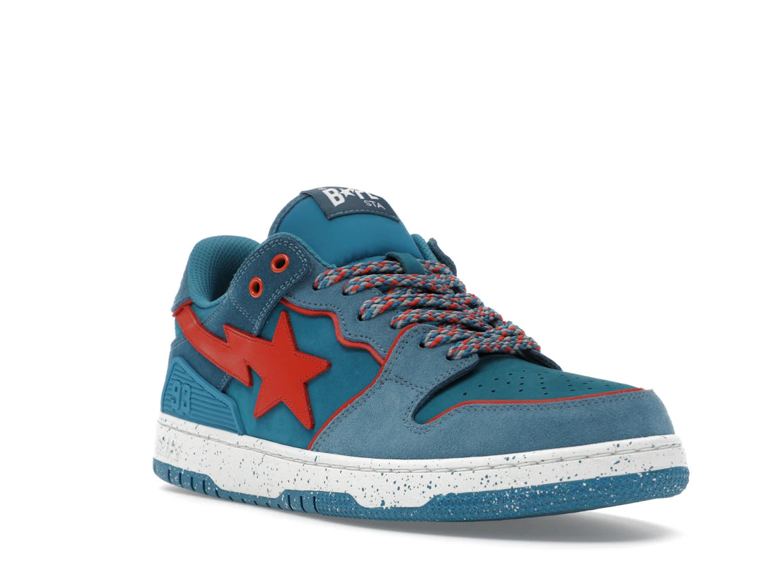 A Bathing Ape Sk8 Sta #7 M2 Outdoor Pack Blue Red - vue secondaire A