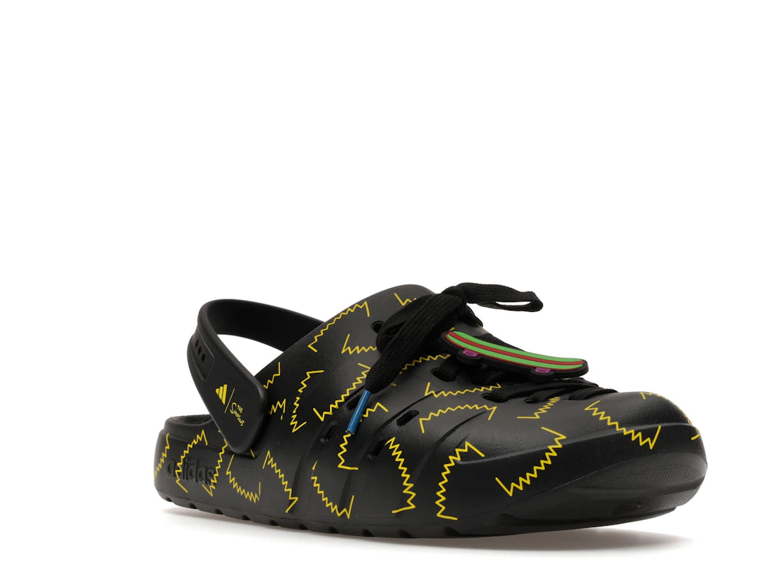 adidas Adilette Clog The Simpsons Black Yellow - vue secondaire A