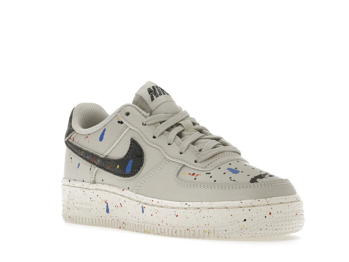 Nike Air Force 1 LV8 Paint Splatter Light Bone (GS) - vue secondaire A